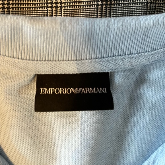 Emporio Armani Polo - Powder Blue - XL - Like New - Picture 2 of 5